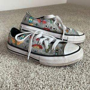 Boys bug pattern Converse shoes